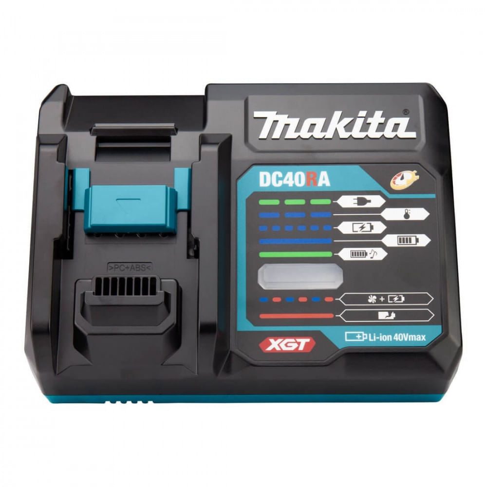 CARGADOR 40V MAX XGT - DC40RA CAJA PLÁSTICA MAKITA 191E00-2 - efcperu