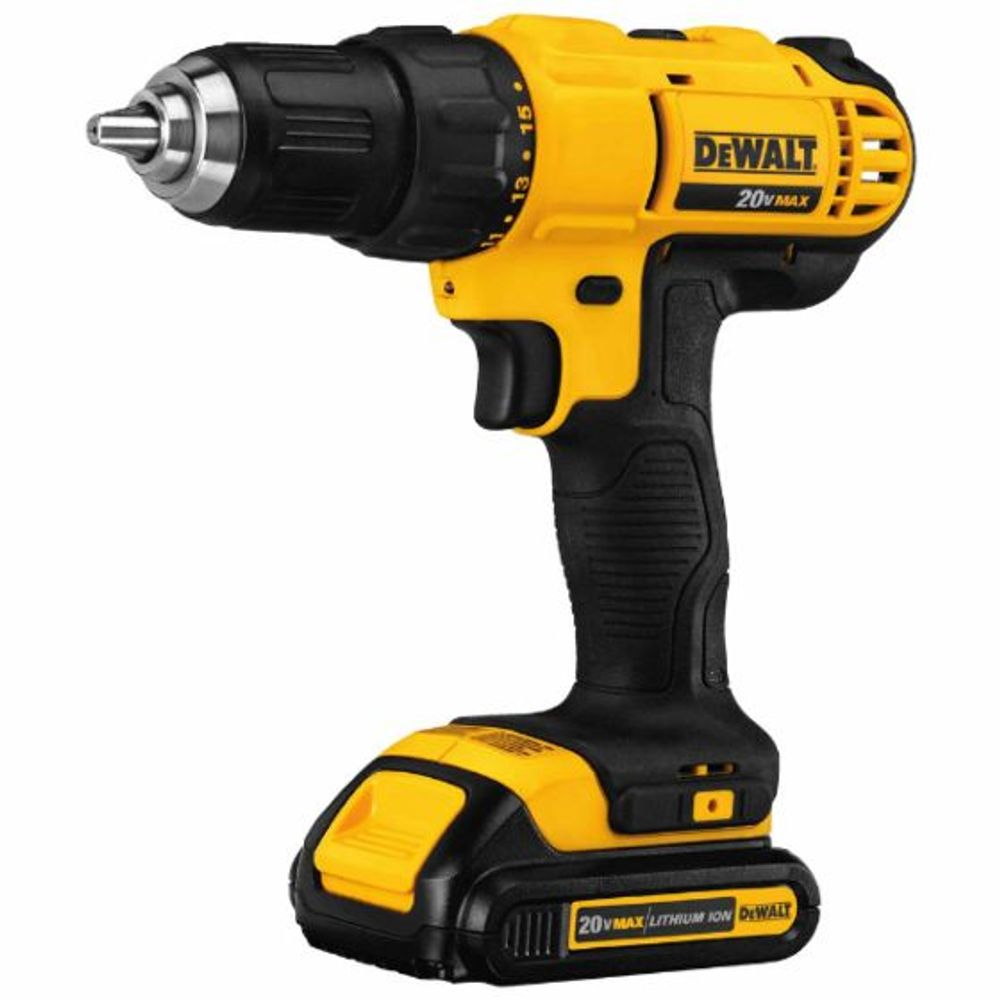 TALADRO ATORNILLADOR INALAMBRICO A BATERIA 20V DEWALT DCD-771 - efcperu